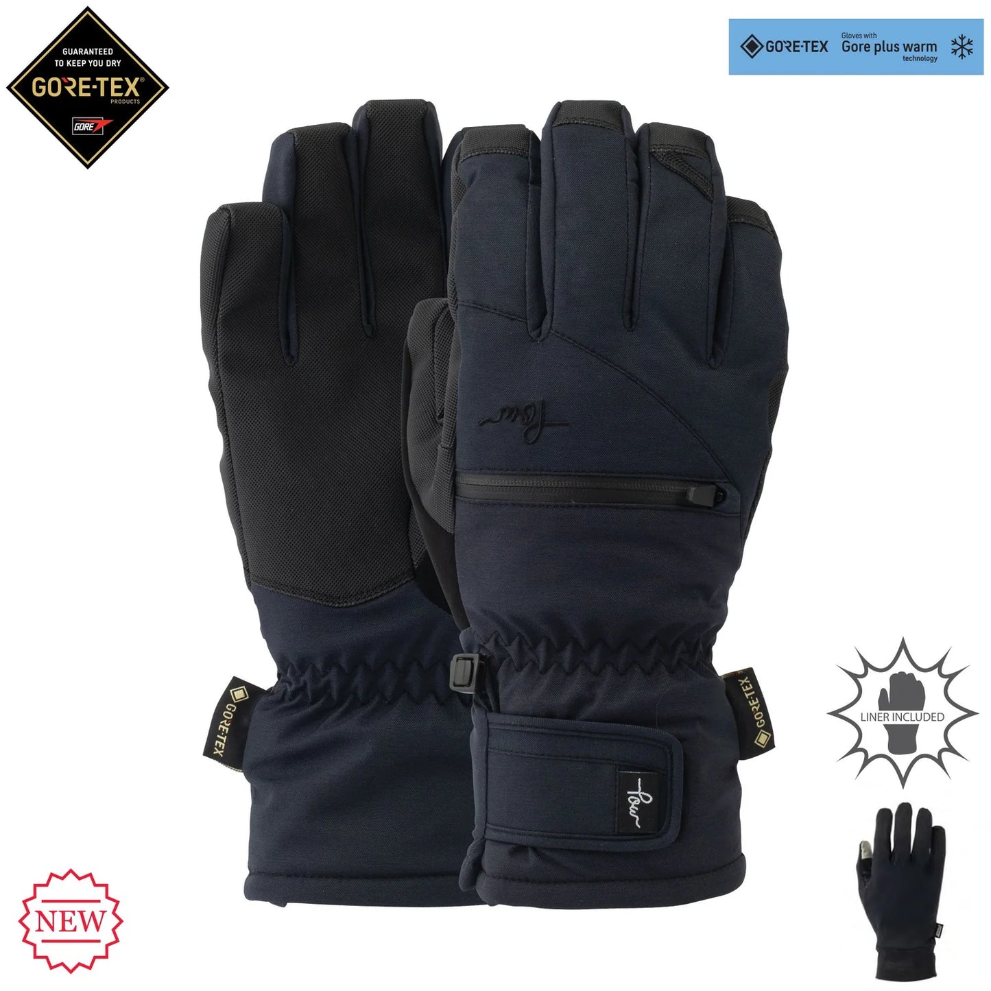 POW Cascadia GTX Womens Short Glove 2024