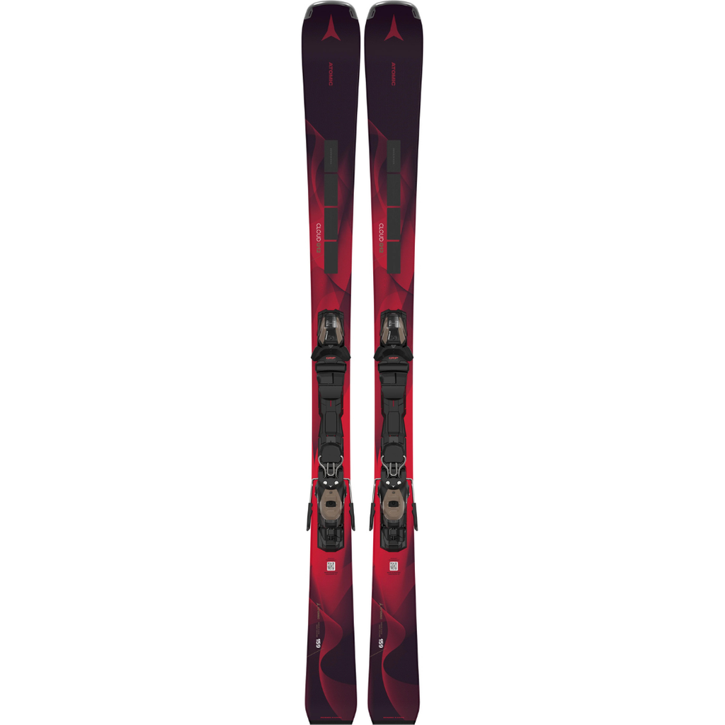 ATOMIC CLOUD Q12 REVOSHOCK C red with M 10 GW bindings steves snow store wollongong