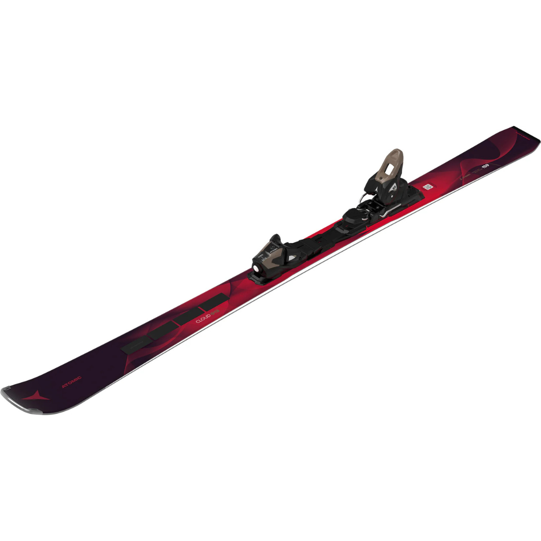ATOMIC CLOUD Q12 REVOSHOCK C red with M 10 GW bindings steves snow store wollongong
