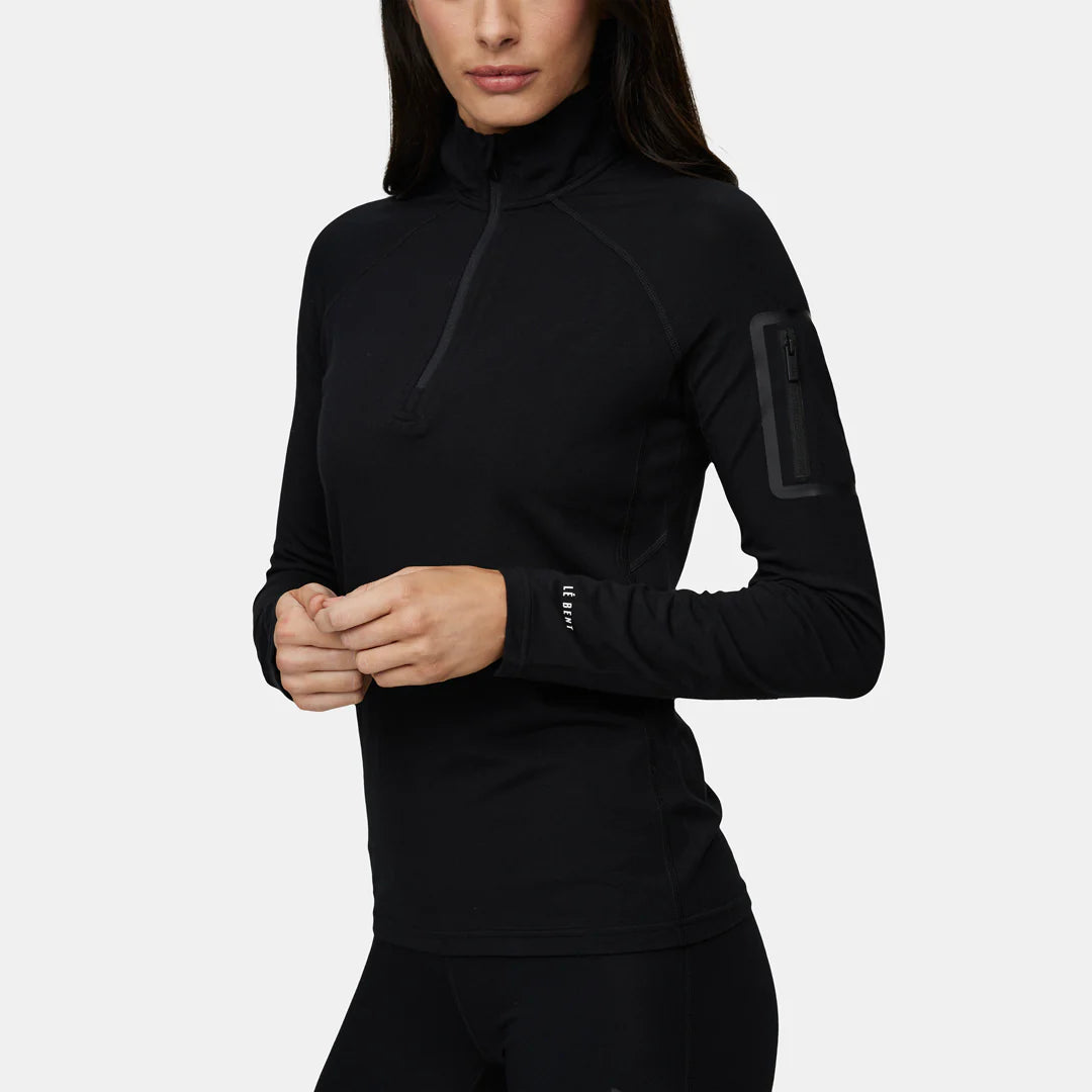 Le Bent Womens Core Midweight 1/4 Zip