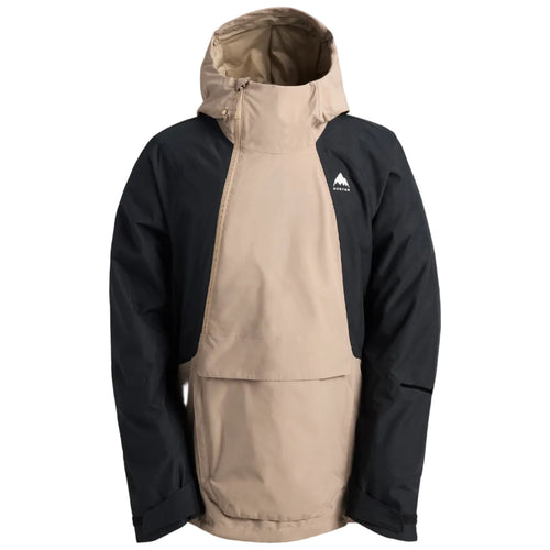Burton Mens Reserve Relaxed Anorak Summit Taupe steves snow store wollongong