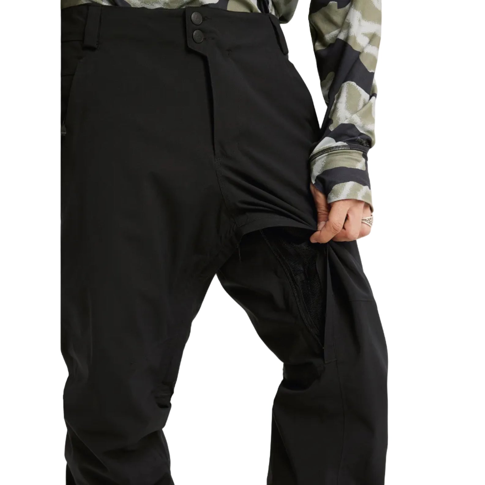 Burton Mens Reserve Stretch Pants True Black steves snow store wollongong
