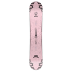 Steve's snow store Wollongong - Pink snowboard with black patterns on a white background