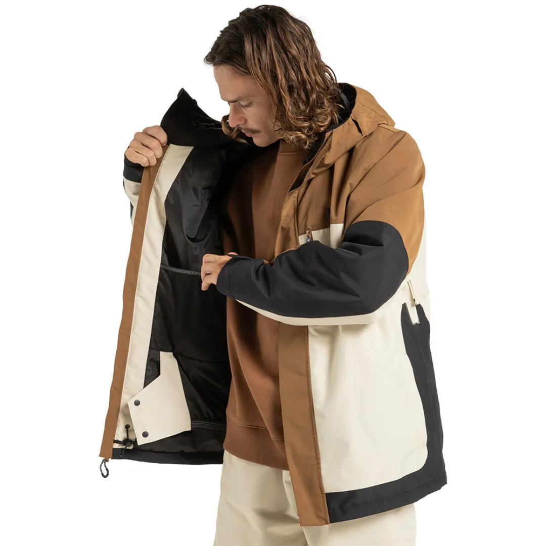 DC Defiant Jacket Oatmeal Steves Snow Store Wollongong