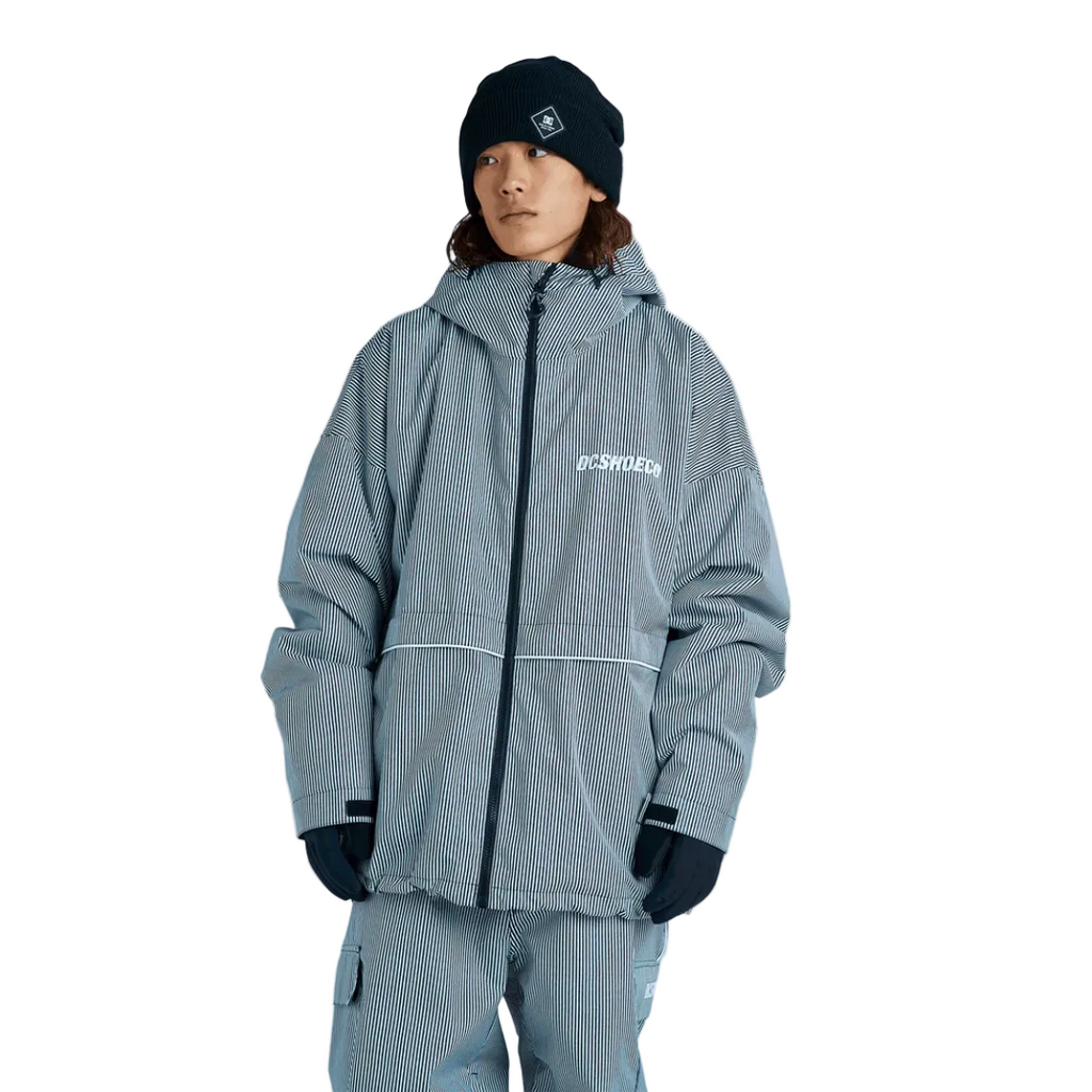 DC Wide 10K Jacket Hickory Stripe Steves Snow Store Wollongong