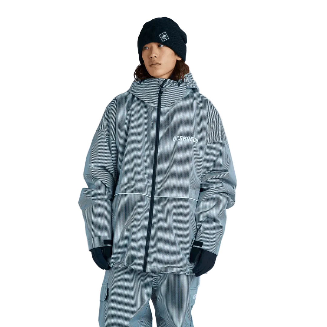 DC Wide 10K Jacket Hickory Stripe Steves Snow Store Wollongong
