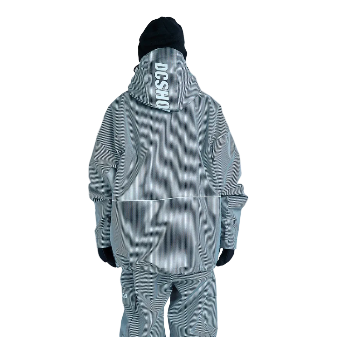 DC Wide 10K Jacket Hickory Stripe Steves Snow Store Wollongong