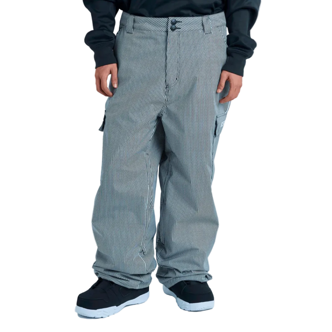 DC Wide Cargo 10K Pant Hickory Stripe Steves Snow Store Wollongong