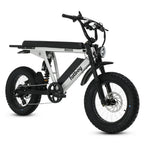 Steve's snow store Wollongong - White electric bike with black accents on a white background