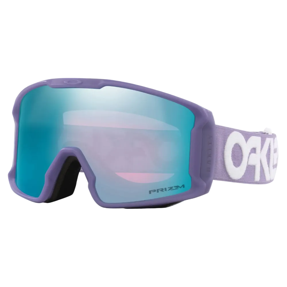 Oakley Line Miner M Lilac with Prizm Sapphire Iridium Lens Steves Snow Store Wollongong