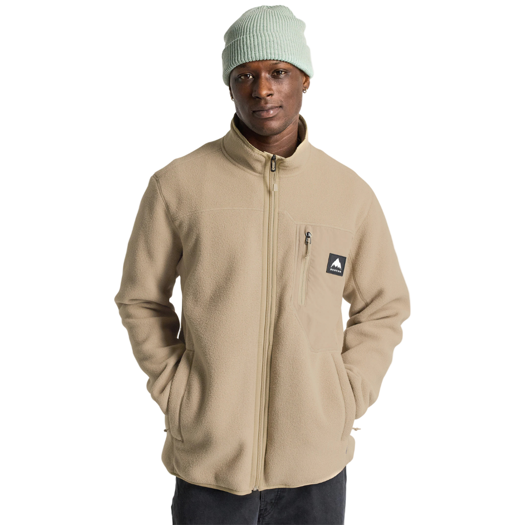 Burton Mens Cinder Full-Zip Fleece