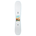 Steve's snow store Wollongong - White snowboard with colorful graphic on a white background