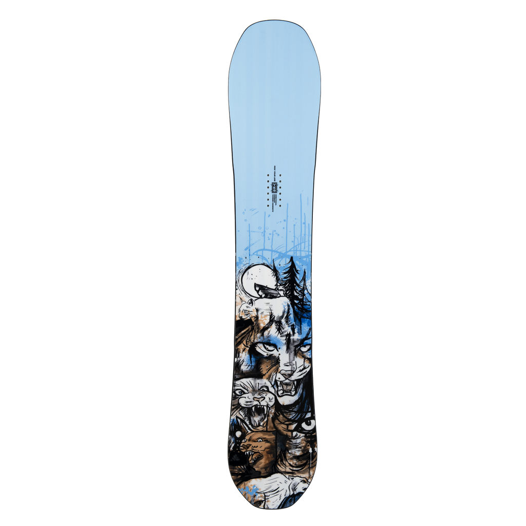 Steve's snow store Wollongong - Snowboard with animal design on a white background