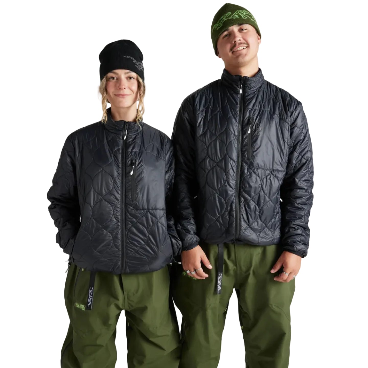 Yuki Threads Slack Country Puffer Black steves snow store wollongong