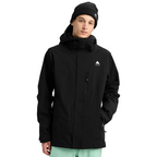 burton reserve stretch jacket black steves snow store wollongong
