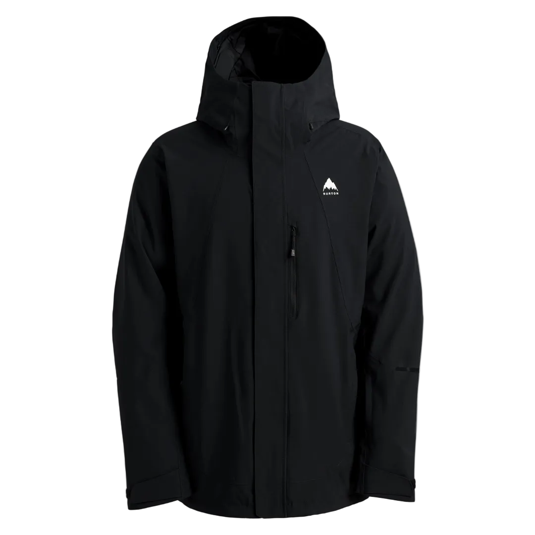 burton reserve stretch jacket black steves snow store wollongong