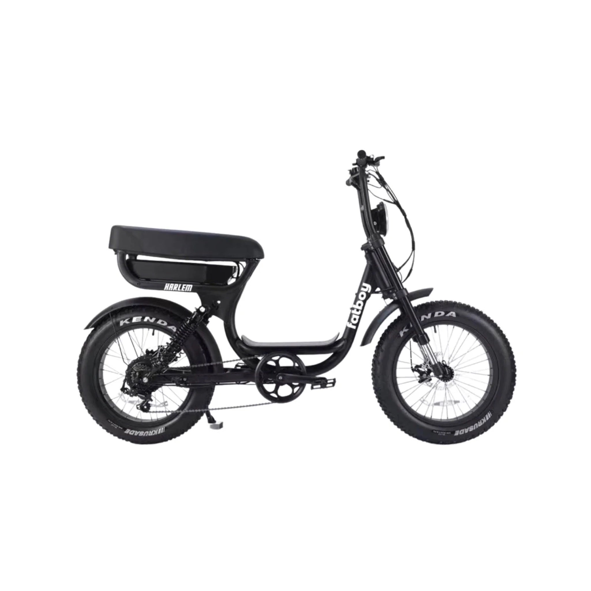 Fatboy Harlem V2 Black electric bike Wollongong Steves Snow Store