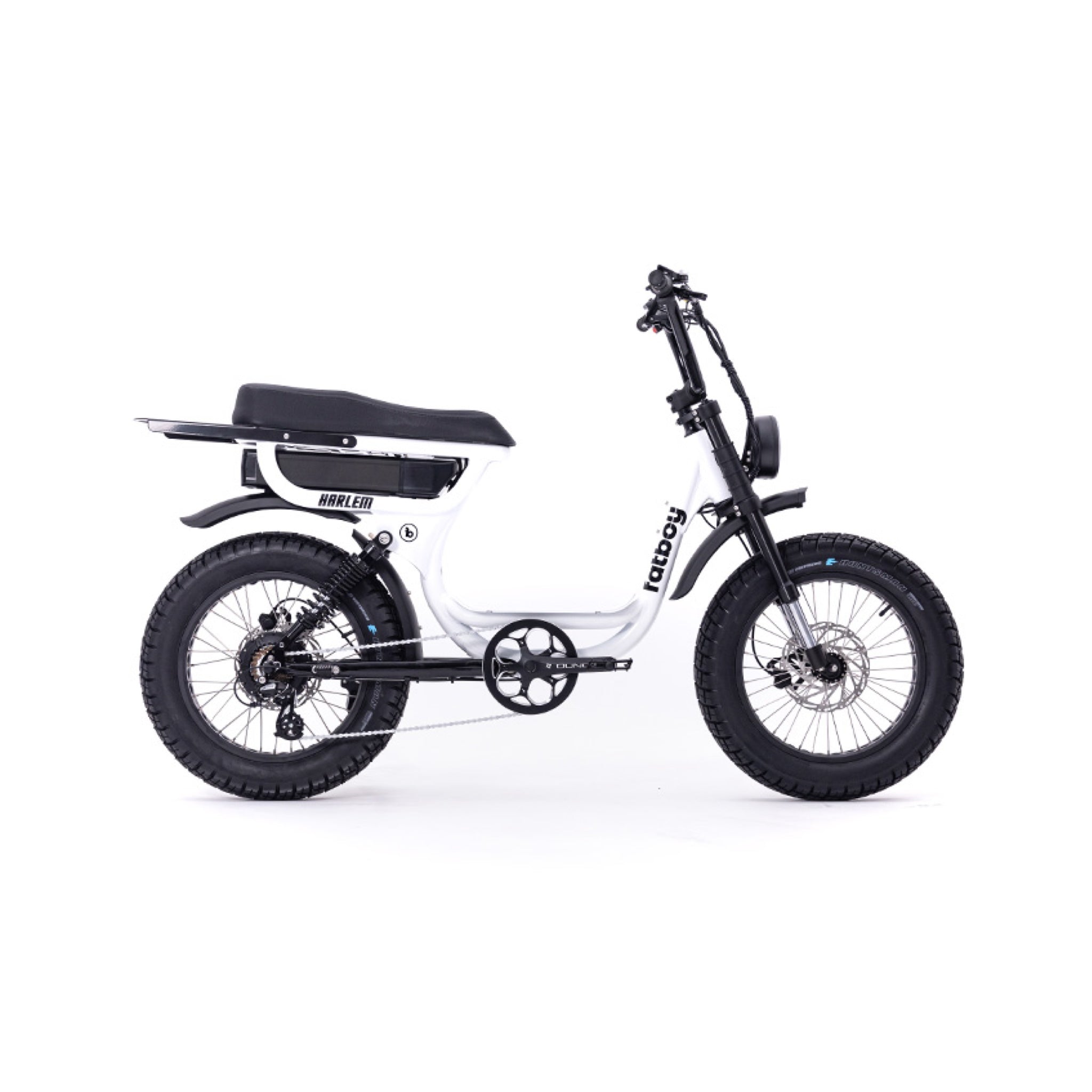 Fatboy Harlem V2 white electric bike Wollongong Steves Snow Store