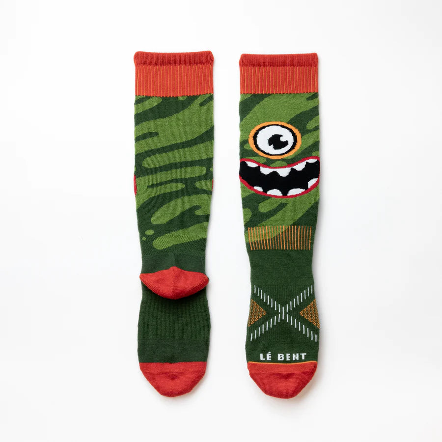 Le Bent Kids Monster Party Light Sock